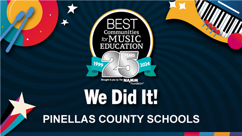 PCS again earns national recognition for outstanding music education. 